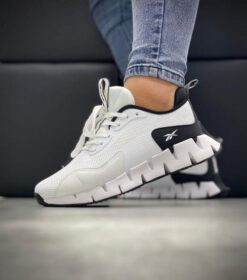 Branded RBK Zig Dynamica White Kinetic 2 White Black