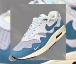 Branded Air Max 1 Patta Waves Noise Aqua (