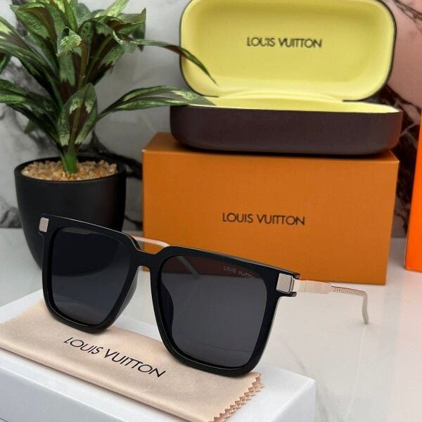 Branded LV Sunglasses 2313 Metal black Silver