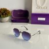 Branded Sunglasses Side Cap Silver Blue