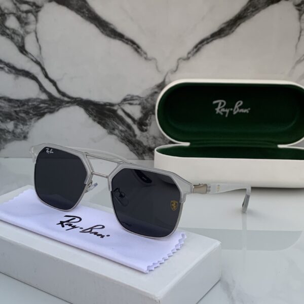 Branded  RB White Black Sunglasses