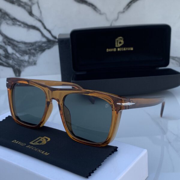 Branded  DB Brown Sunglasses Grey