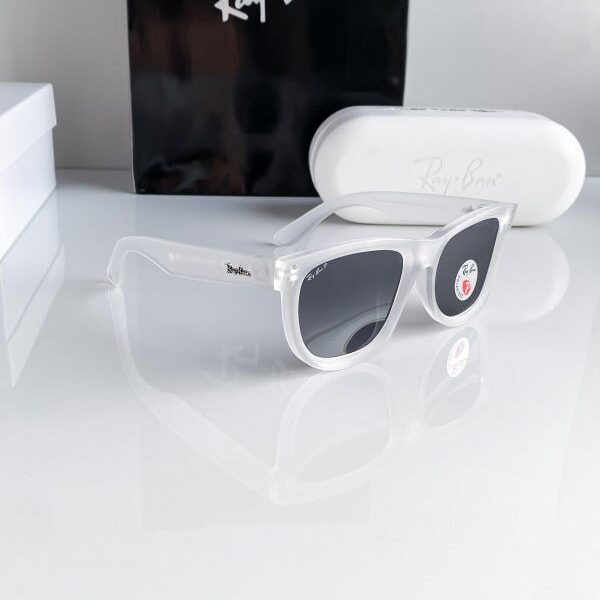 Branded Rb White Black Sunglasses Bt