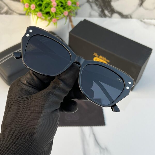 Branded The Wlson Cateye Full Black  Sunglasses