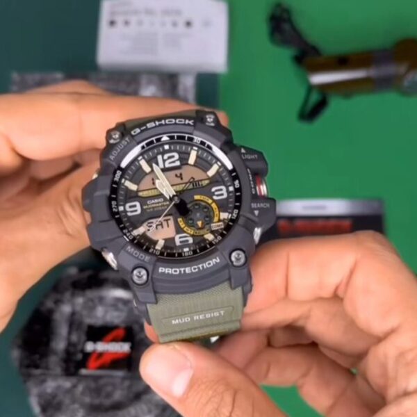 G-shock Mudmaster Green Belt Watch