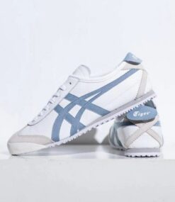 Branded Tiger Sneakers Mexico 66 White Blue Ice