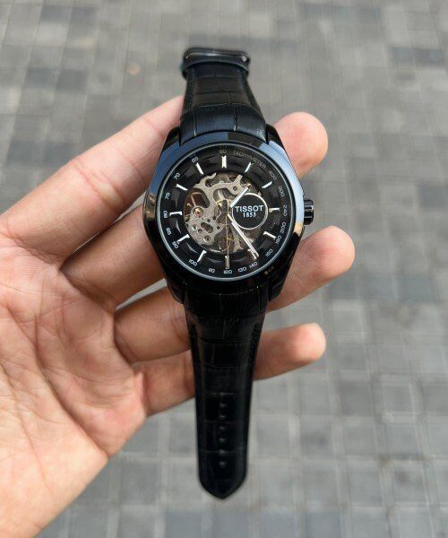 TISSOT 1853 AUTOMATIC PRIMIUM QUILTY LEATHER WATCH