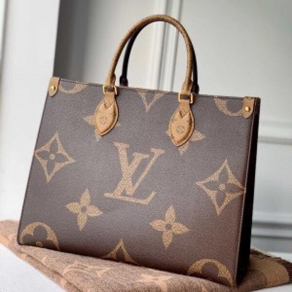 Louis Vuitton LV On The Go  Monogram Leather Tote Bag 475