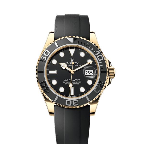 ROLEX YACHT MASTER OYSTER FLEX (GOLD BLACK)