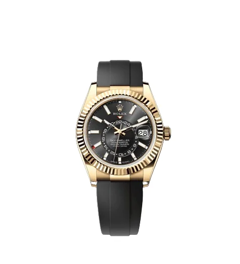 ROLEX SKY DWELLER OYSTERFLEX (GOLD STALE)